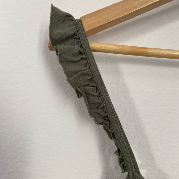 Rylee + Cru • Fern Green Plant Jersey Cotton Tiered Dress NWT - Picture 6 of 16